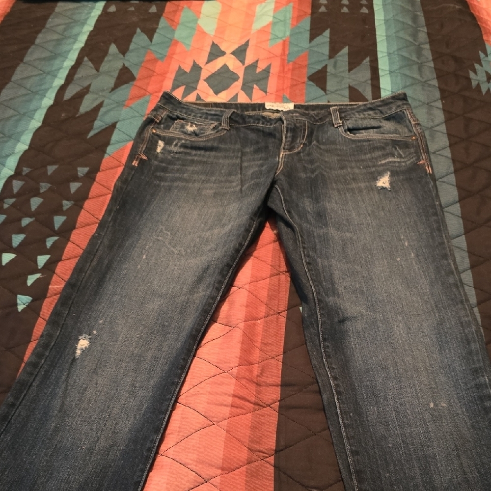 Aeropostale Blue Straight Leg Jeans